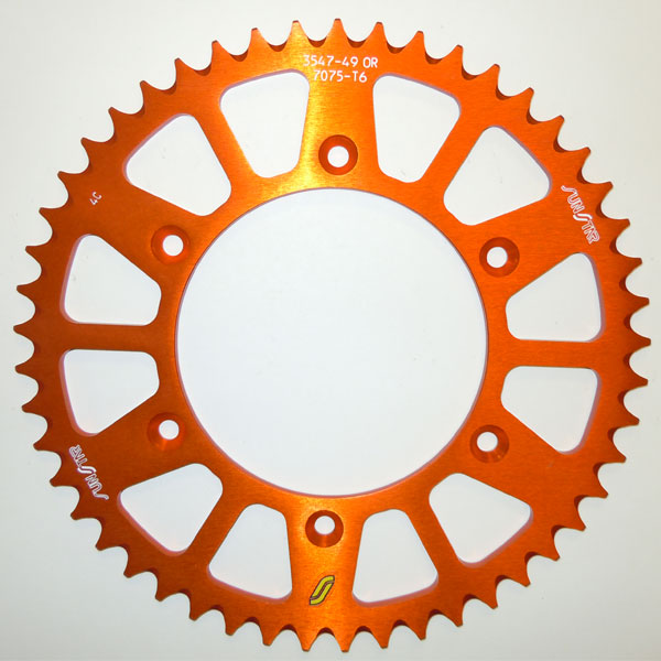 SUNSTAR WORKS TRIPLESTAR ALUMINUM REAR SPROCKET (5-354752OR)