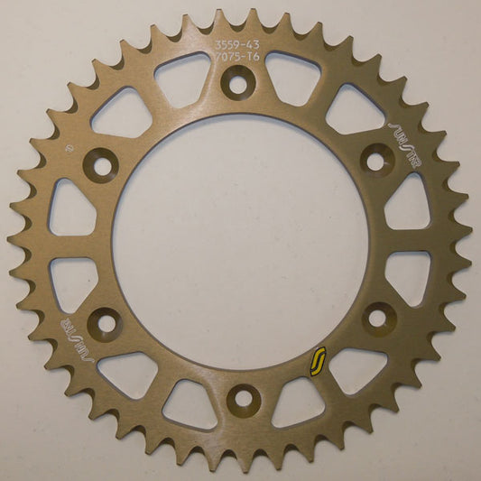 SUNSTAR WORKS TRIPLESTAR ALUMINUM REAR SPROCKET (5-355946)