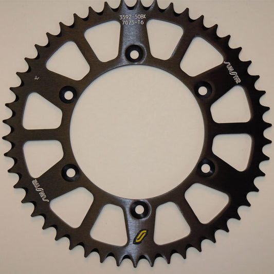 SUNSTAR WORKS TRIPLESTAR ALUMINUM REAR SPROCKET (5-359248BK)