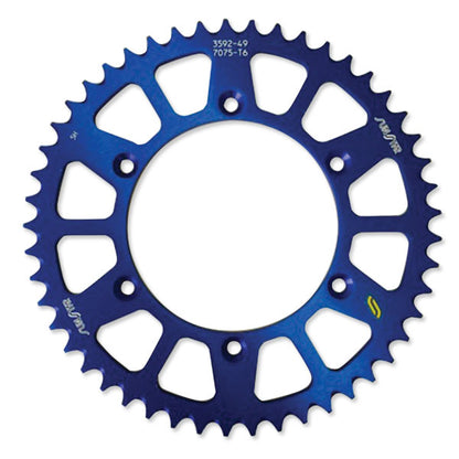 SUNSTAR WORKS TRIPLESTAR ALUMINUM REAR SPROCKET (5-359249BL)