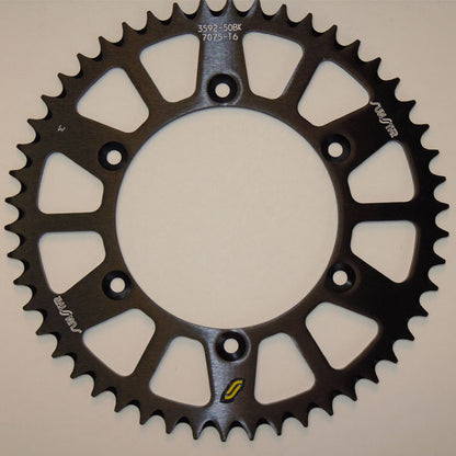 SUNSTAR WORKS TRIPLESTAR ALUMINUM REAR SPROCKET (5-359249BK)