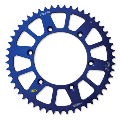 SUNSTAR WORKS TRIPLESTAR ALUMINUM REAR SPROCKET (5-359251BL)