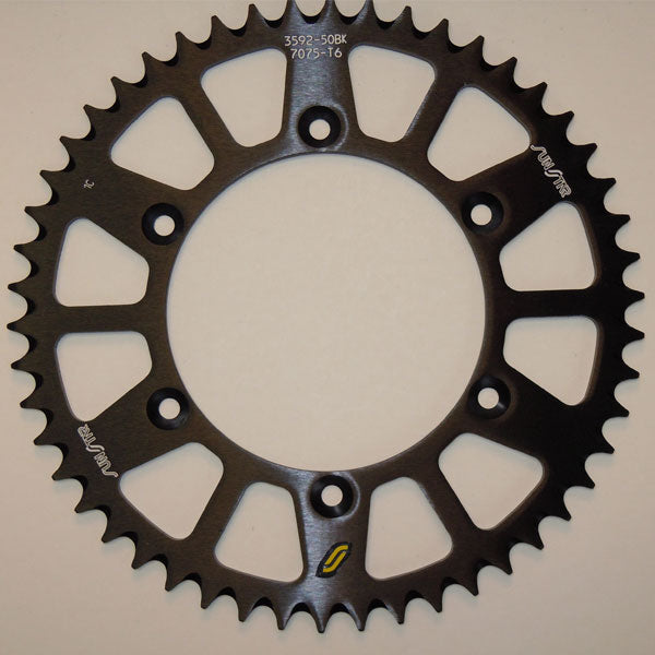 SUNSTAR WORKS TRIPLESTAR ALUMINUM REAR SPROCKET (5-359251BK)