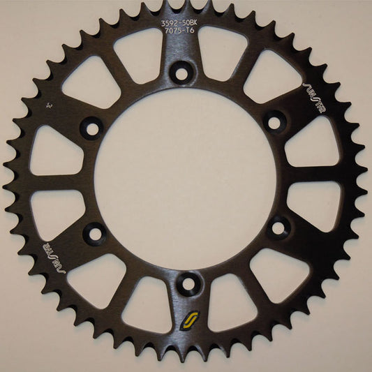 SUNSTAR WORKS TRIPLESTAR ALUMINUM REAR SPROCKET (5-359252BK)