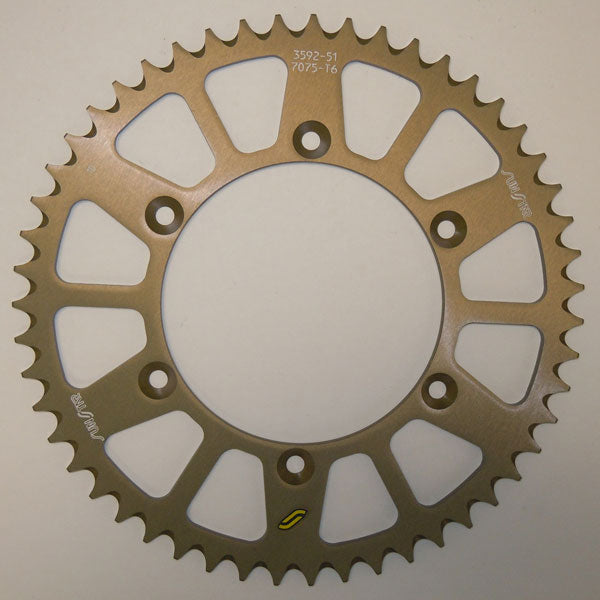 SUNSTAR WORKS TRIPLESTAR ALUMINUM REAR SPROCKET (5-359252)