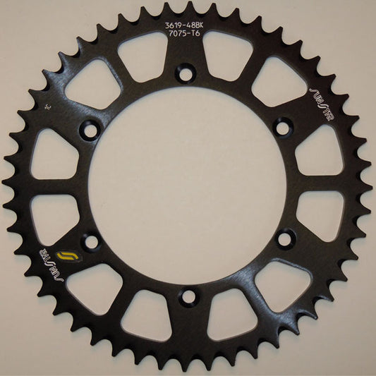 SUNSTAR WORKS TRIPLESTAR ALUMINUM REAR SPROCKET (5-361948BK)