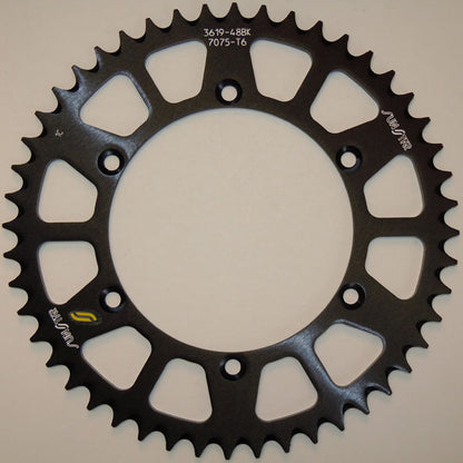 SUNSTAR WORKS TRIPLESTAR ALUMINUM REAR SPROCKET (5-361951BK)