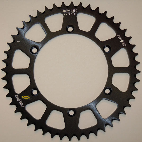 SUNSTAR WORKS TRIPLESTAR ALUMINUM REAR SPROCKET (5-361952BK)