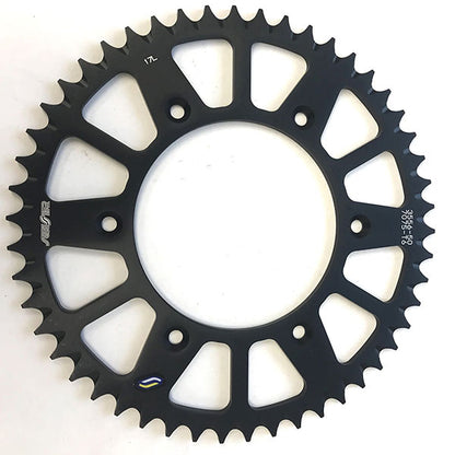 SUNSTAR WORKS TRIPLESTAR ALUMINUM REAR SPROCKET (5-355649BK)