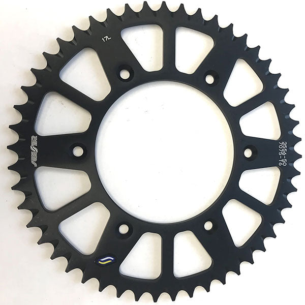 SUNSTAR WORKS TRIPLESTAR ALUMINUM REAR SPROCKET (5-355651BK)