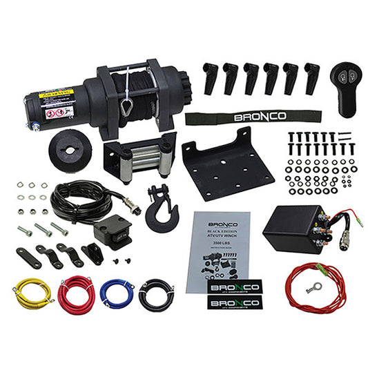 BRONCO BLACK WIRELESS 3500LBS WINCH (AC-12025)