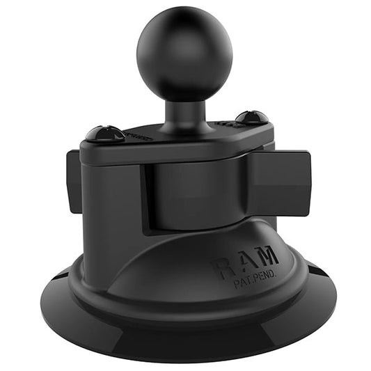 RAM MOUNTS TWIST-LOCK SUCTION CUP BASE WITH BALL (RAM-B-224-1U)