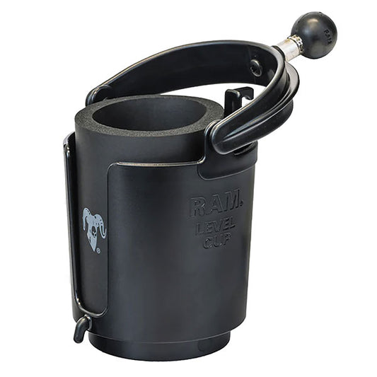 RAM MOUNTS LEVEL CUP 16OZ DRINK HOLDER WITH BALL (RAM-B-132BU)