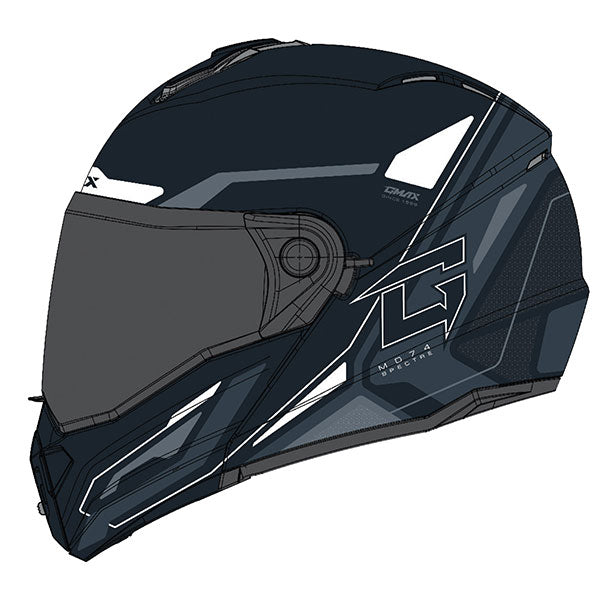 GMAX MD74 SPECTRE FULL FACE HELMET