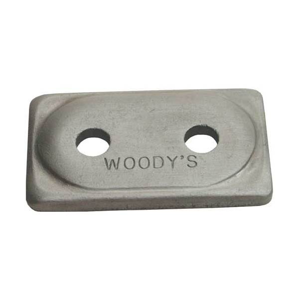 WOODY'S ALUMINUM DOUBLE DIGGER BACKER PLATES 48PK