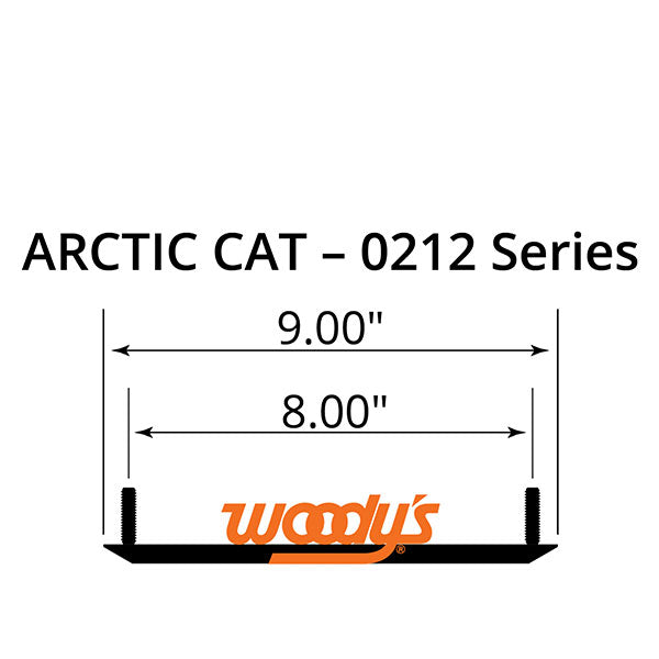 WOODY'S FLAT-TOP EXTENDER TRAIL III 4" CARBIDE RUNNER (EAT3-0212)