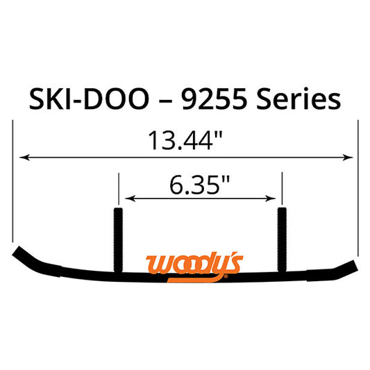 WOODY'S FLAT-TOP EXTENDER TRAIL III 4" CARBIDE RUNNER (ESD3-9255)