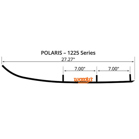 WOODY'S FLAT-TOP TRAIL BLAZER 6" CARBIDE TRAIL RUNNER (TPI4-1225)