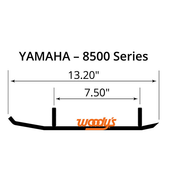 WOODY'S FLAT-TOP TRAIL BLAZER 6" CARBIDE TRAIL RUNNER (TYV4-8500)