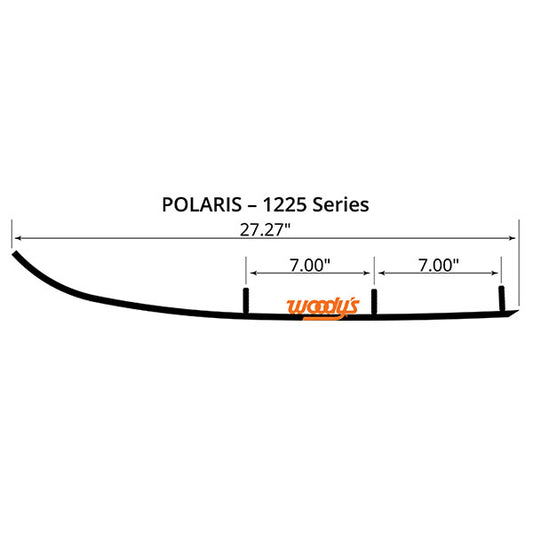 WOODY'S FLAT-TOP EXECUTIVE 8" CARBIDE TRAIL RUNNER (WPI-1225)