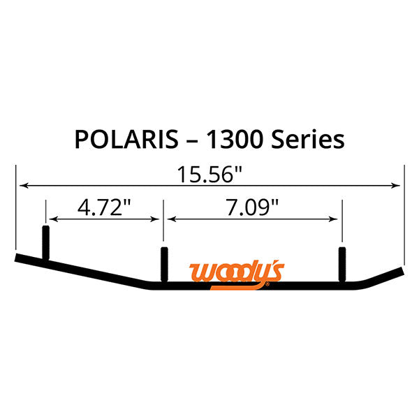 WOODY'S FLAT-TOP EXECUTIVE 8" CARBIDE TRAIL RUNNER (WPI-1300)